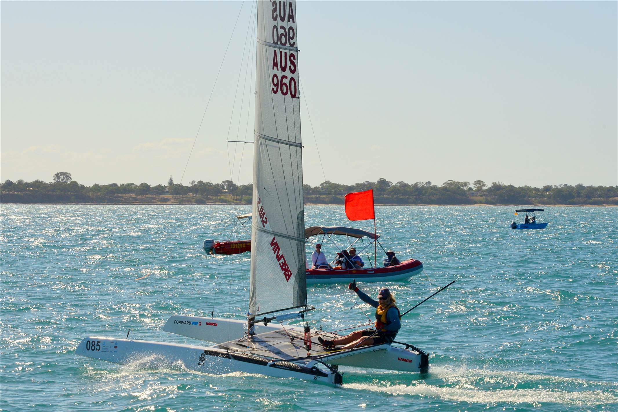2018 "A" Class Catamaran Worlds (Race 3, Tues 20th)