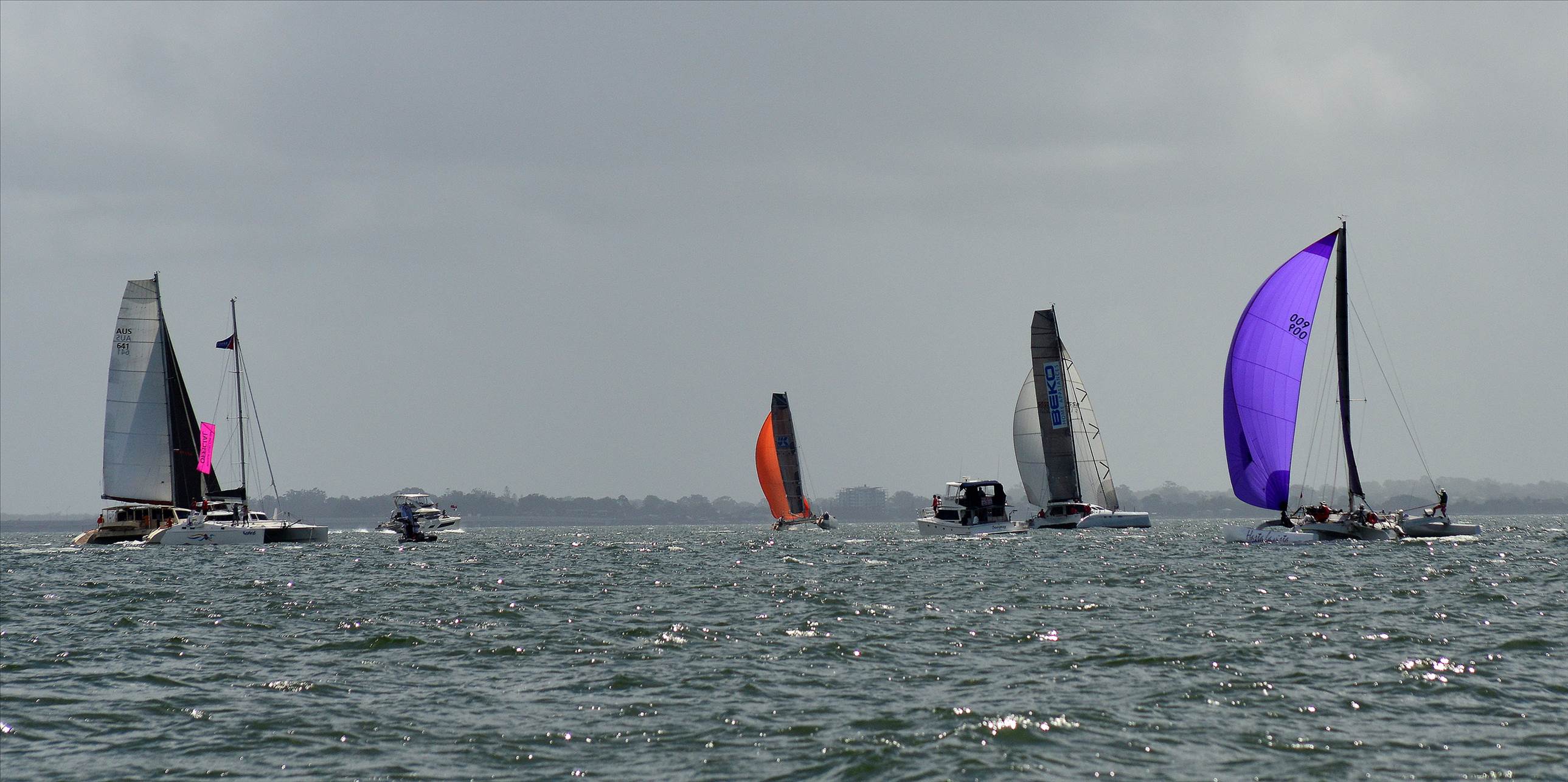 2018 Brisbane to Gladstone Multihull Race Start