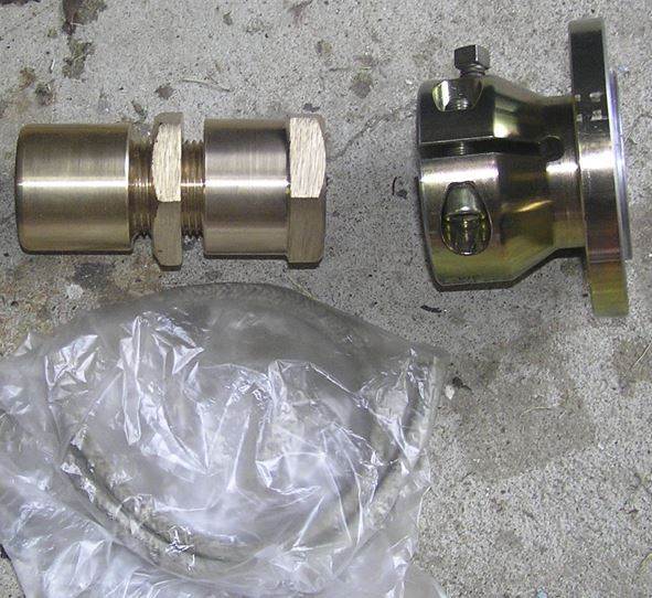New gland and teflon packing