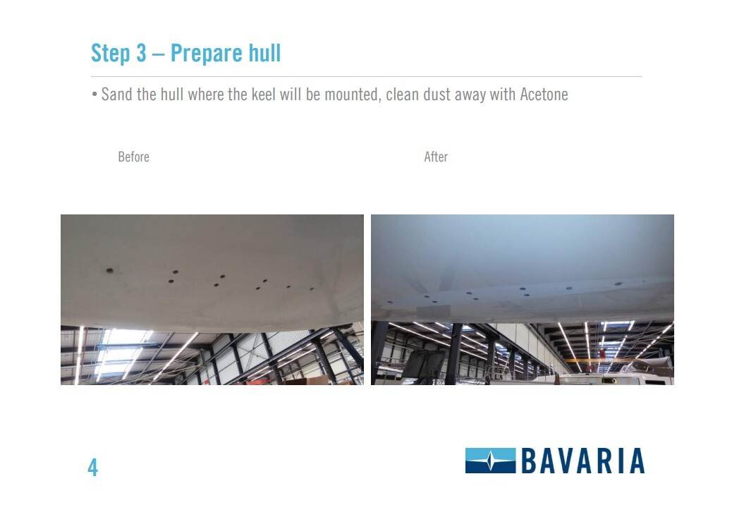 Bavaria keel installation manual page 4