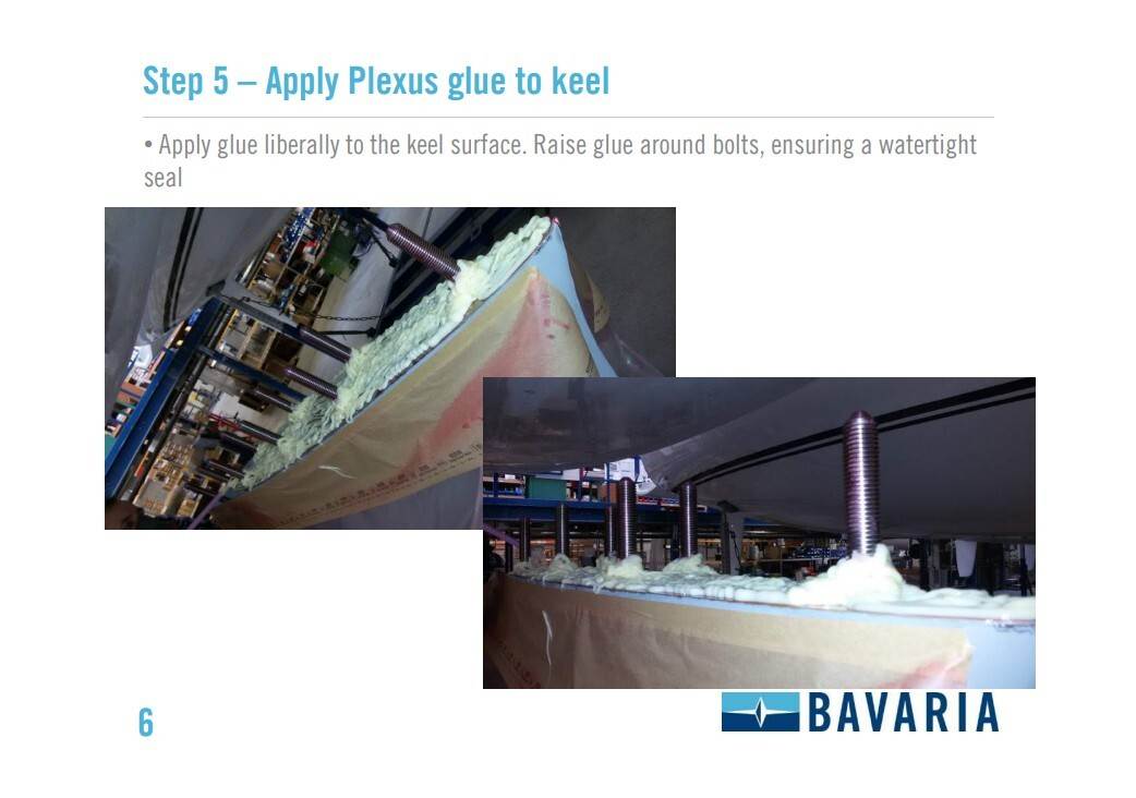 Bavaria keel installation manual page 6
