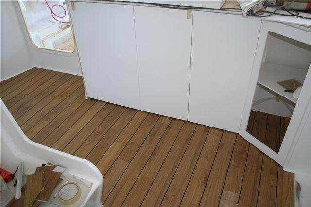 Vinyl strip flooring