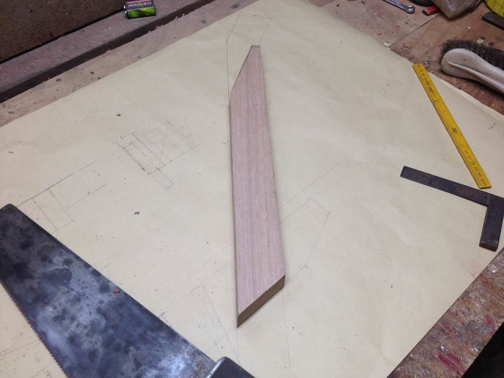 Upright to vane.