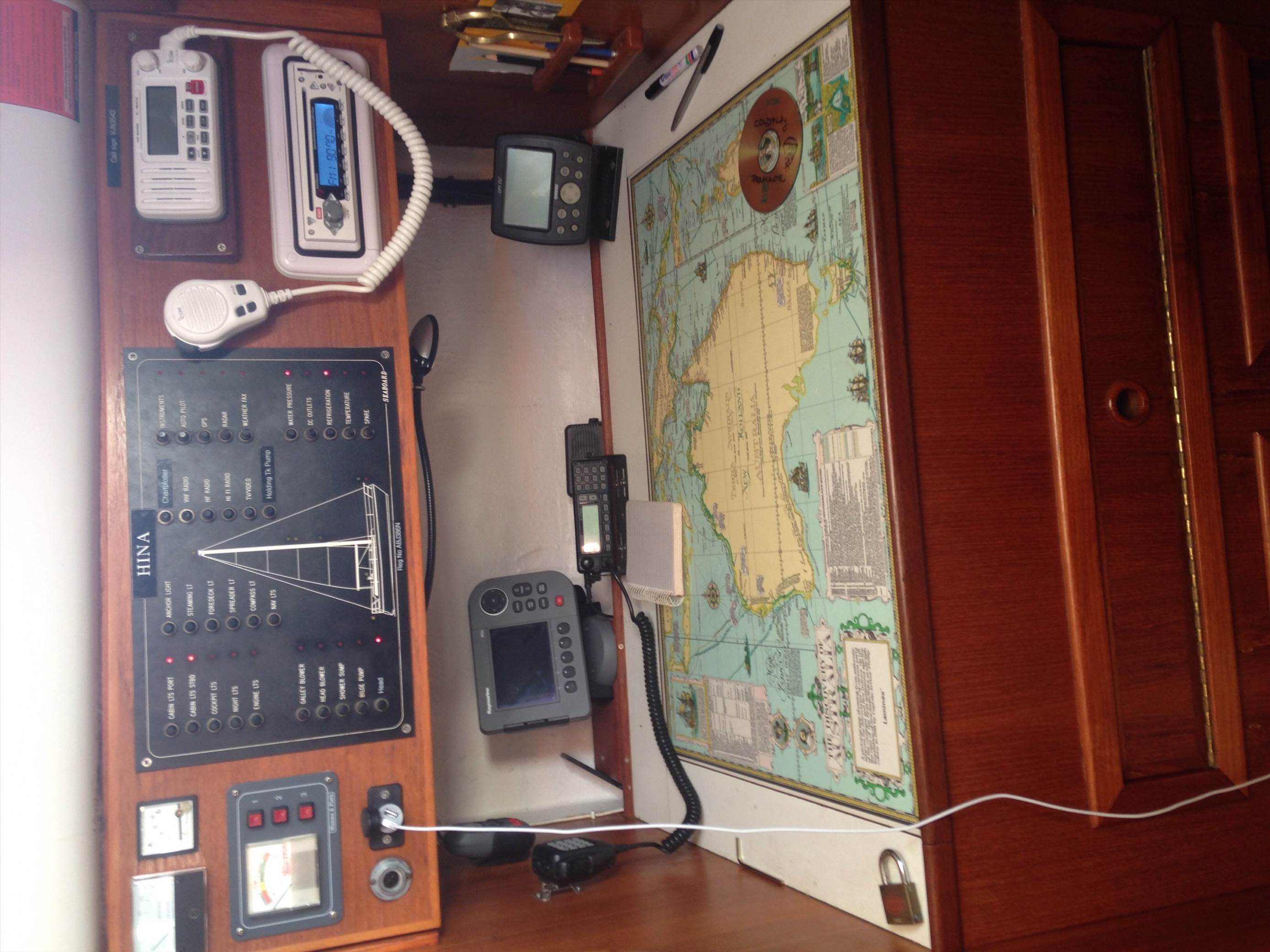 Nav station on Hina