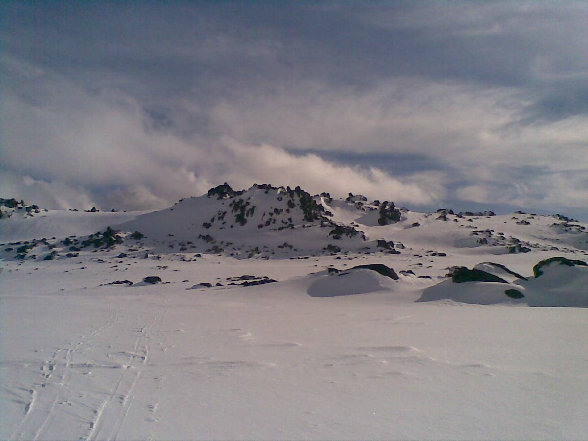 Tim & Paul on top of Mt Kosciuszko 6 Sept 2008