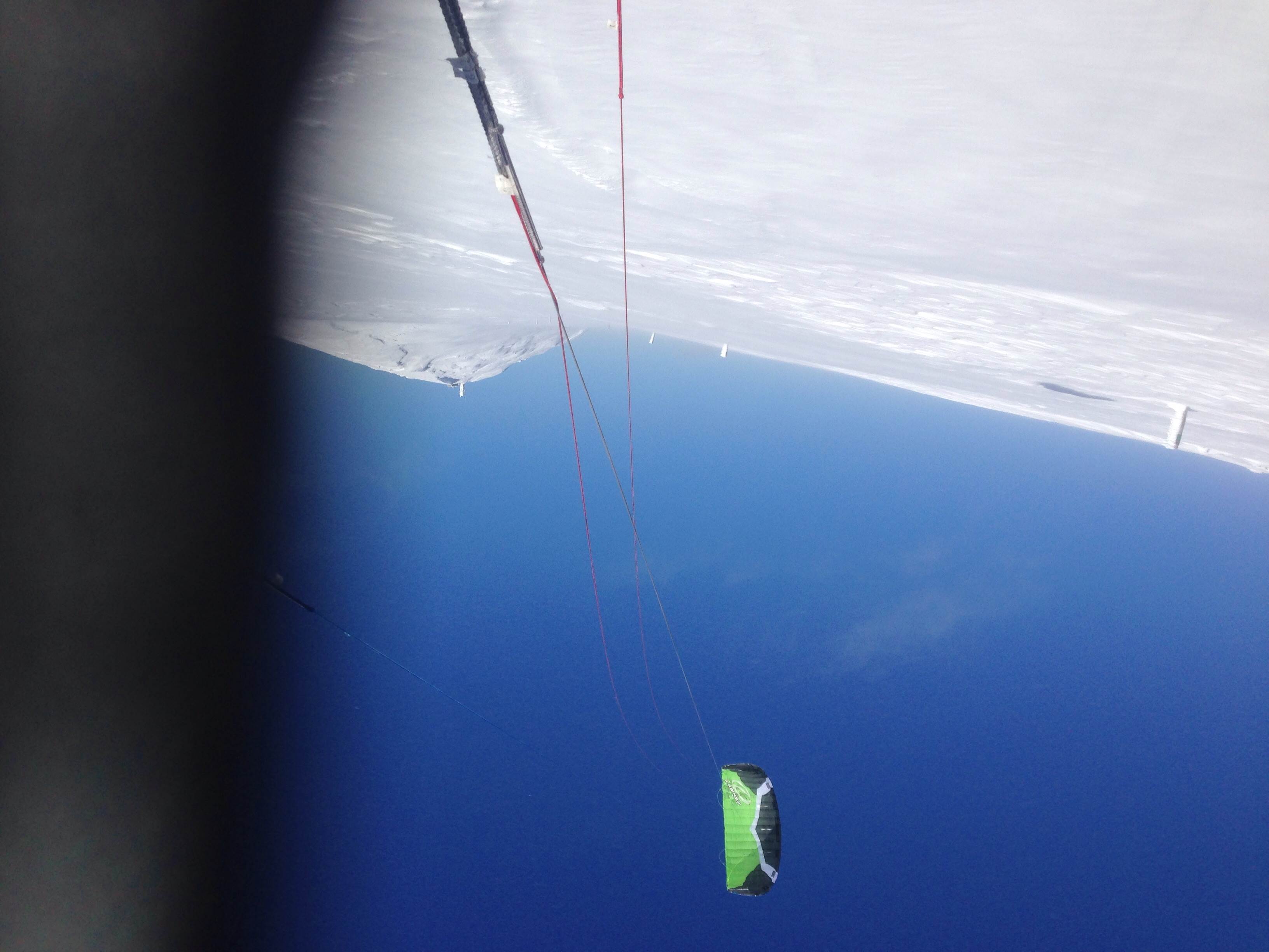 Falls in 40knots