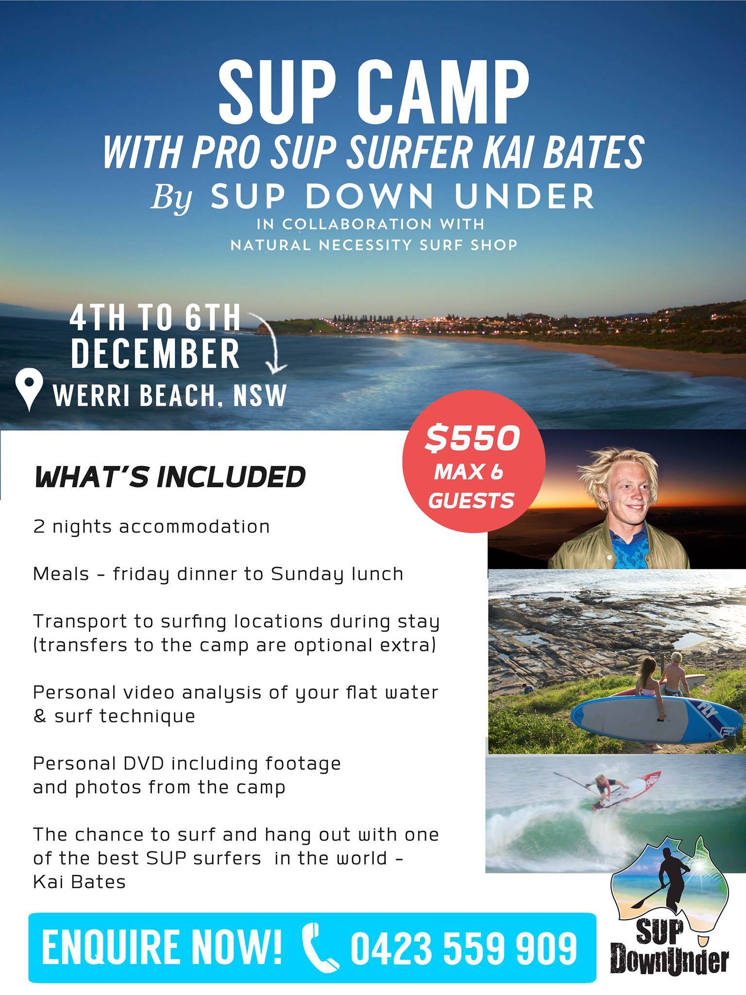 SUP Camp with Kai Bates