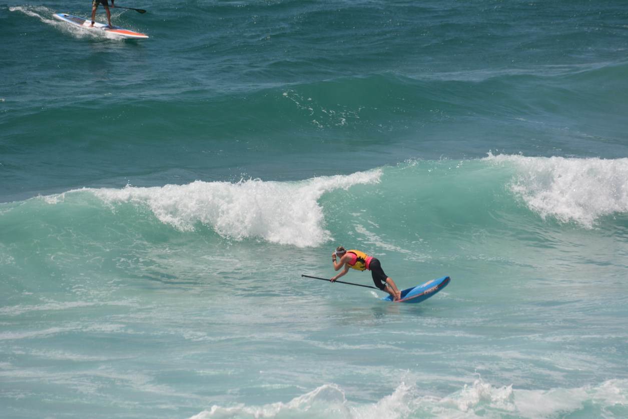 Downwind finish