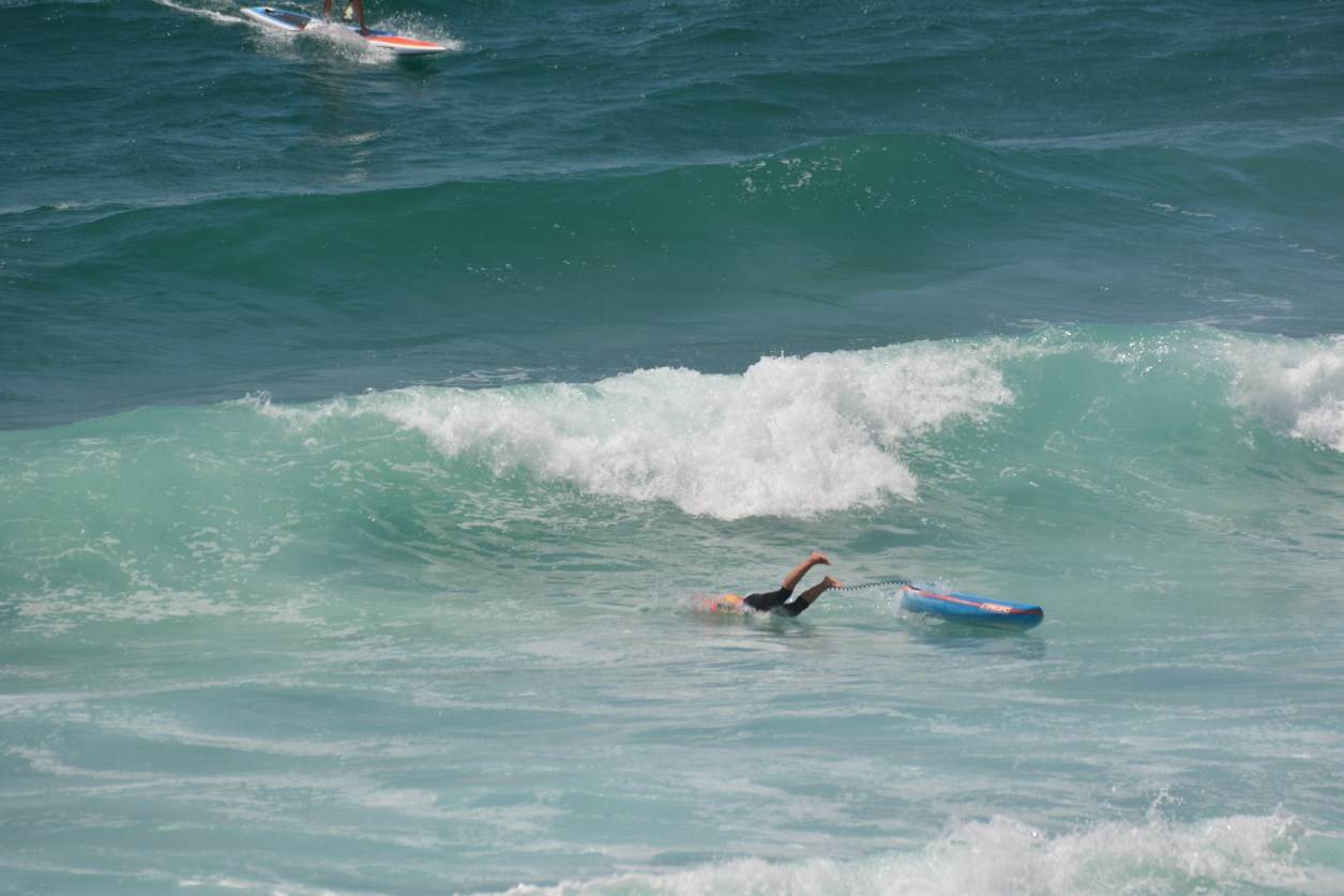 Downwind finish