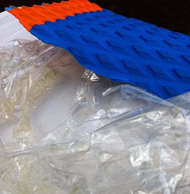 Deck grip cellophane