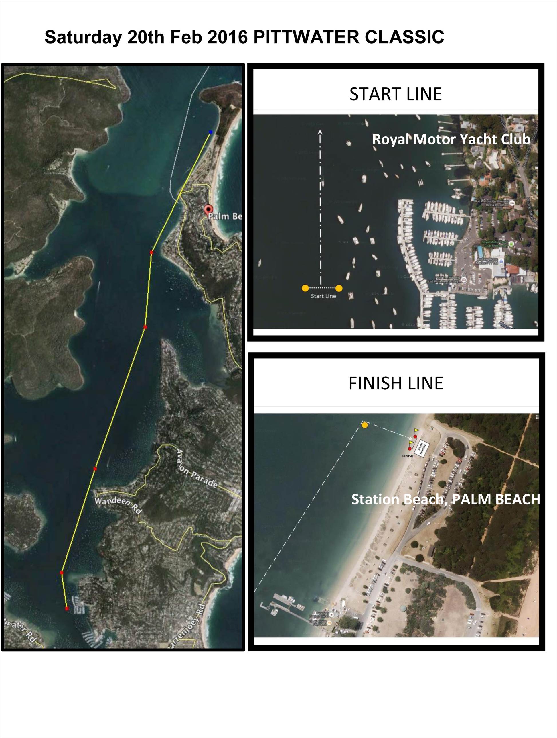 Saturday Race Map