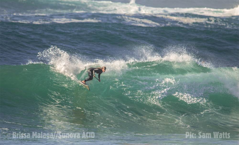Brissa carving up Newport