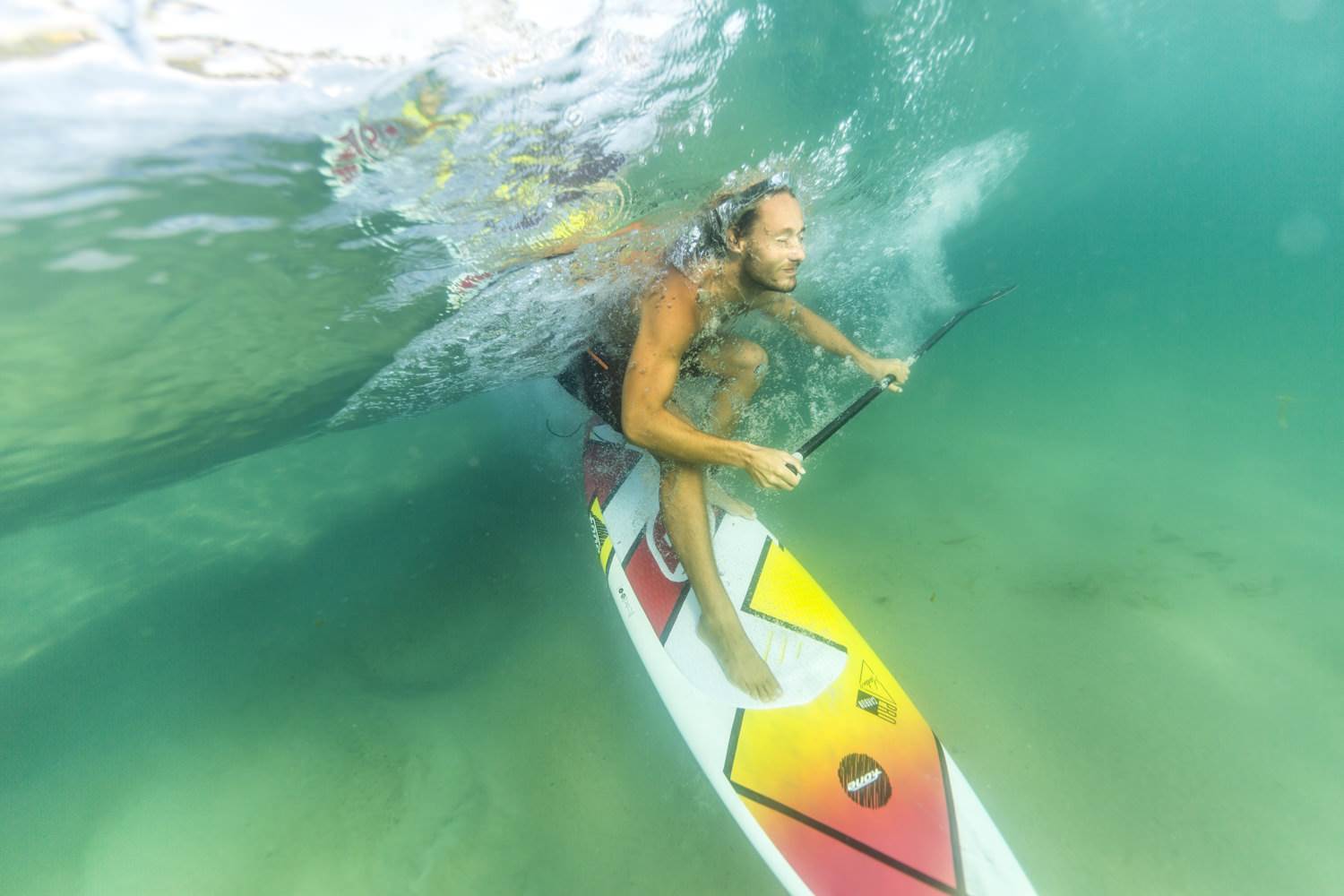 Pro rider Dimitri Georges, coming from France to show us how to ride the F-ONE Madeiro Pro 7'2''