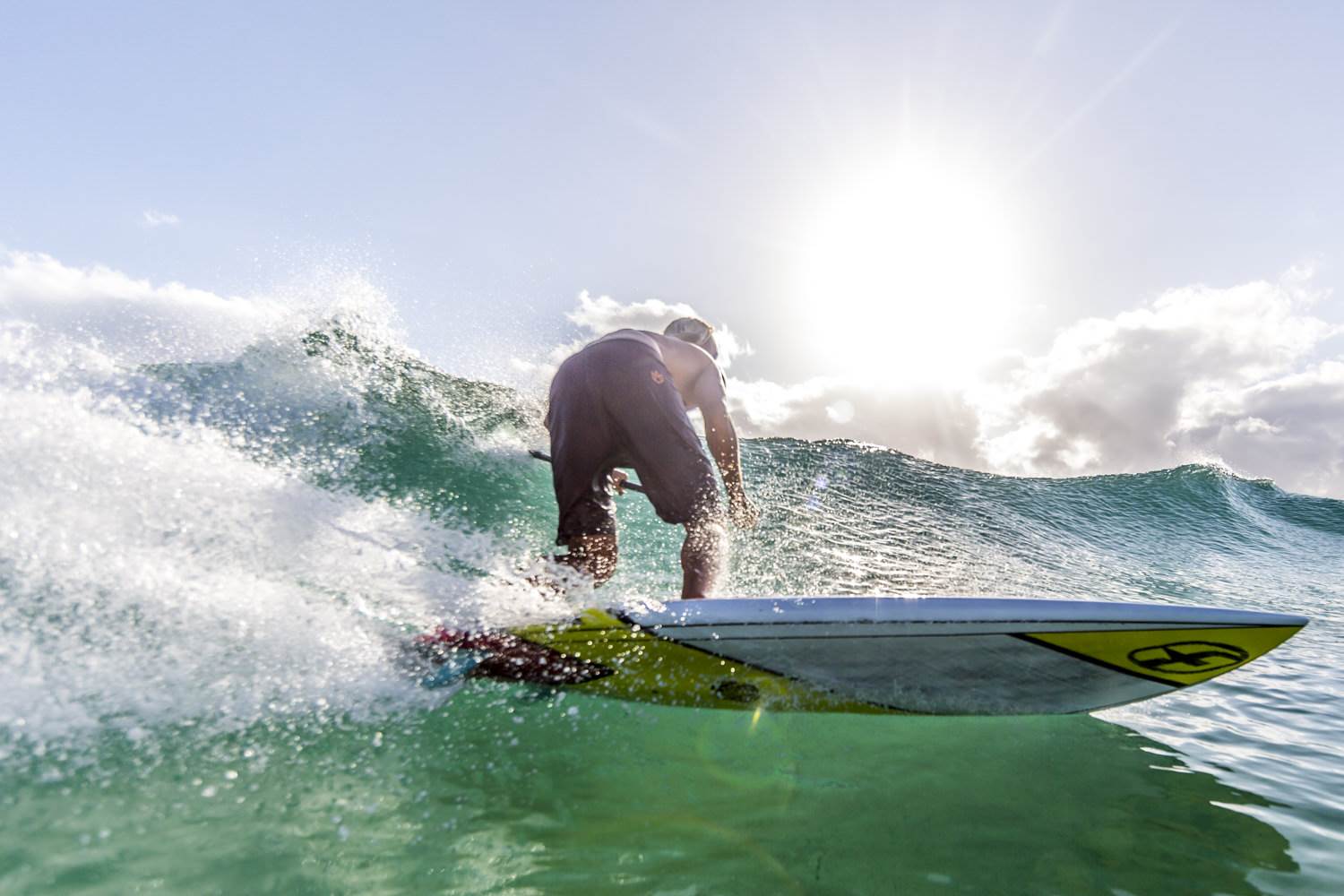 Pro rider Dimitri Georges, coming from France to show us how to ride the F-ONE Madeiro Pro 7'2''
