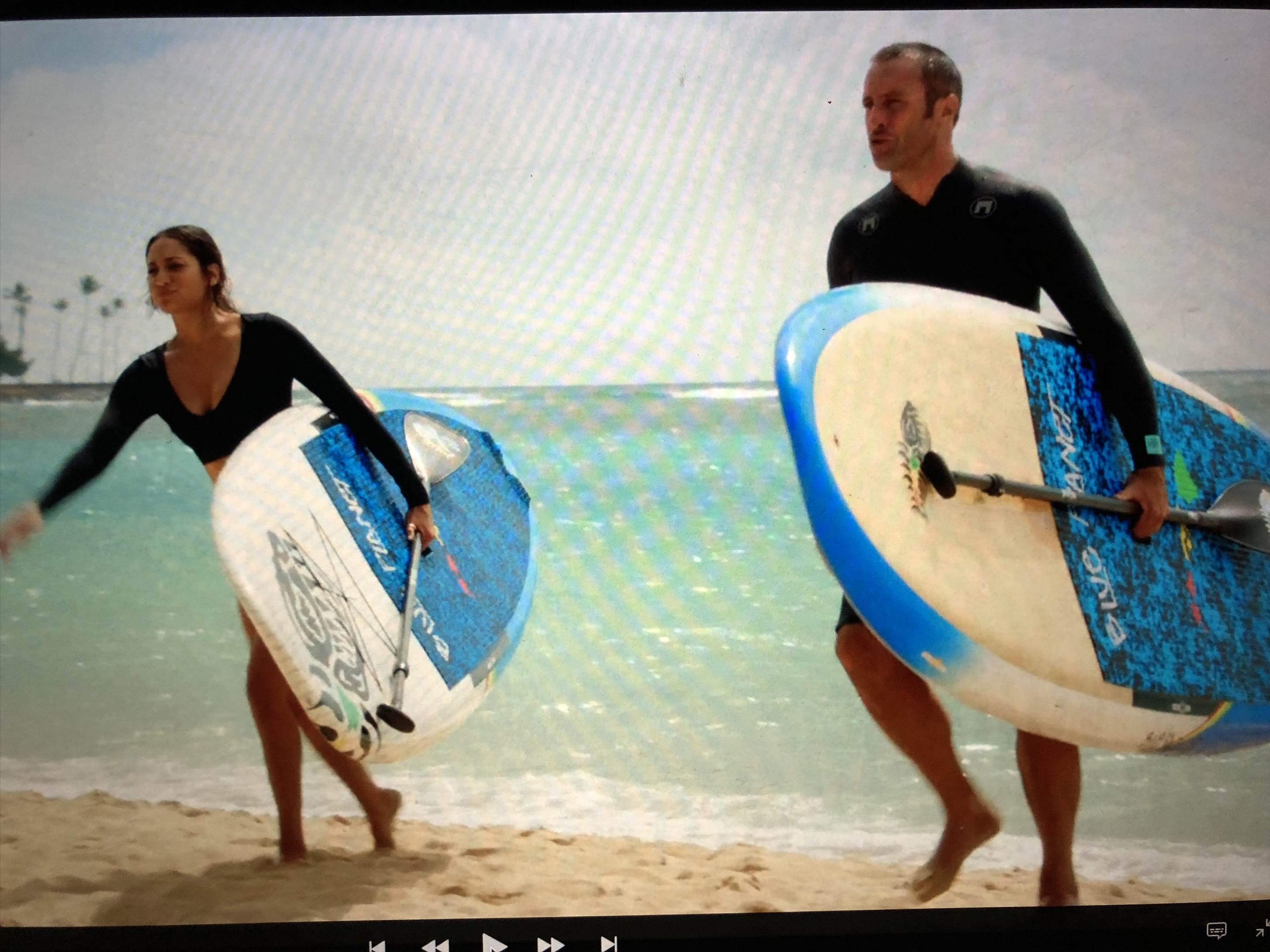 Meaghan Rath SUP coaching for Hawaii 5-0