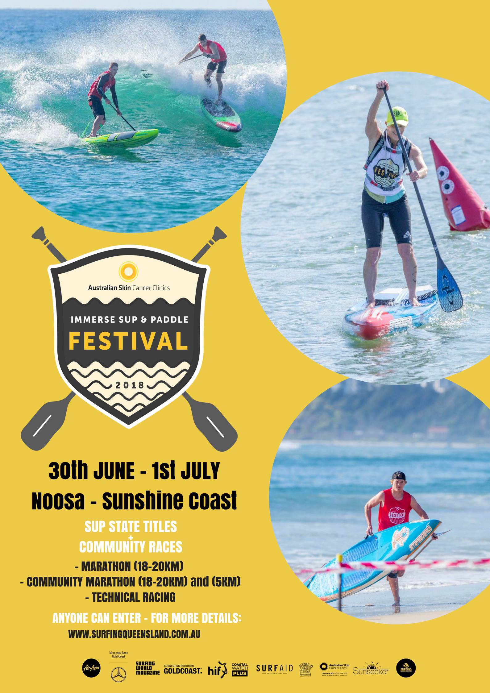 2018 Immerse SUP and Paddle Festival 30th June - 1st July - Sunshine Coast