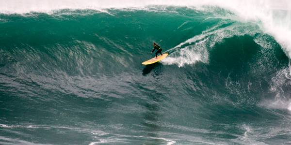 Chris Bertish going for it in South Africa