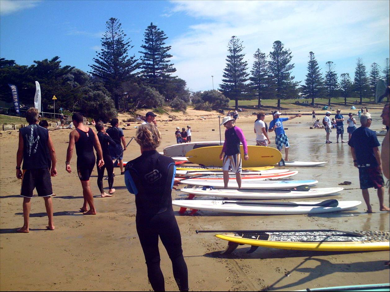 Torquay SUP rally