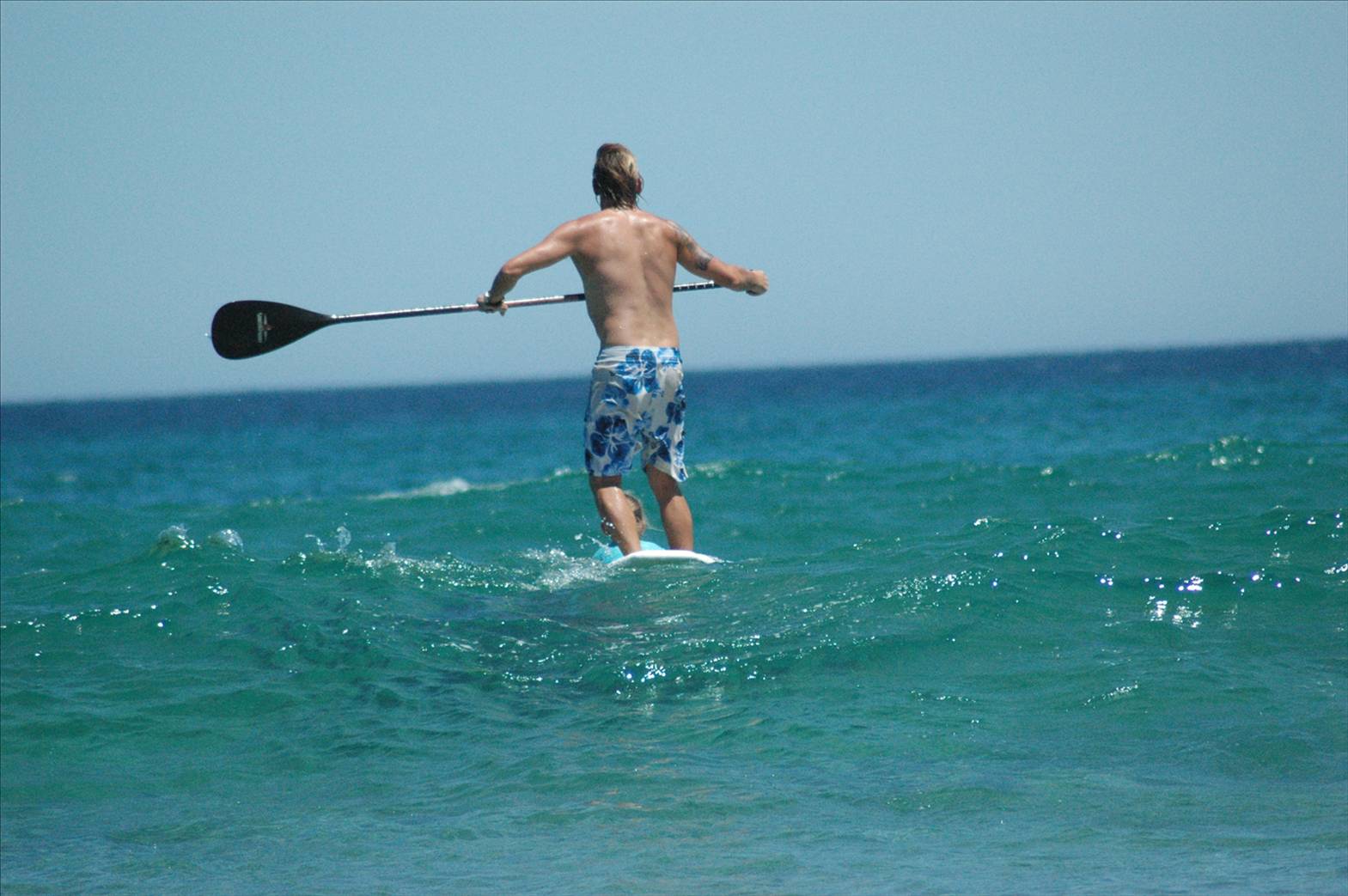 1-23rd Jan Paddleboarding at the beach (12)