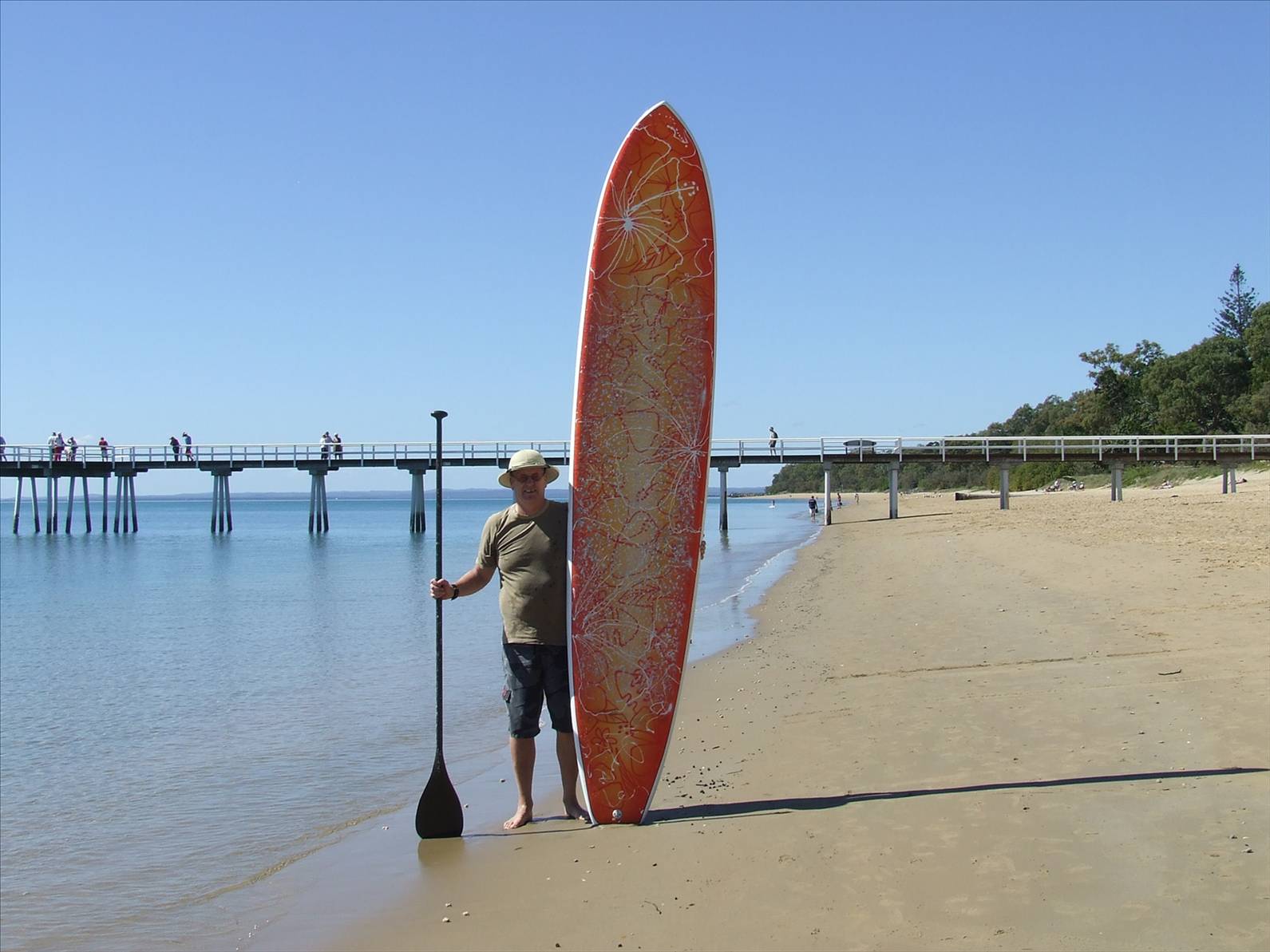 SUP in Hervey Bay (Torquay Pier)