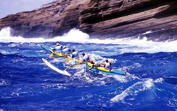 Molokai to Oahu Outrigger Race 2000