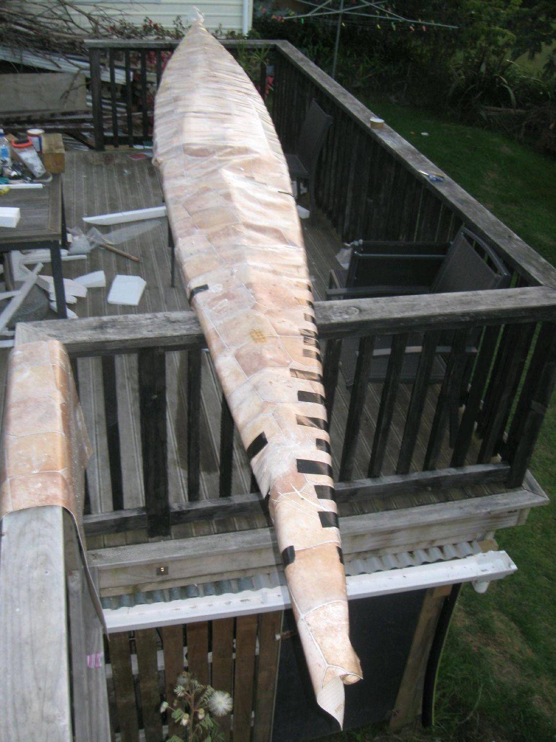 24 ft bamboo recycled SUP