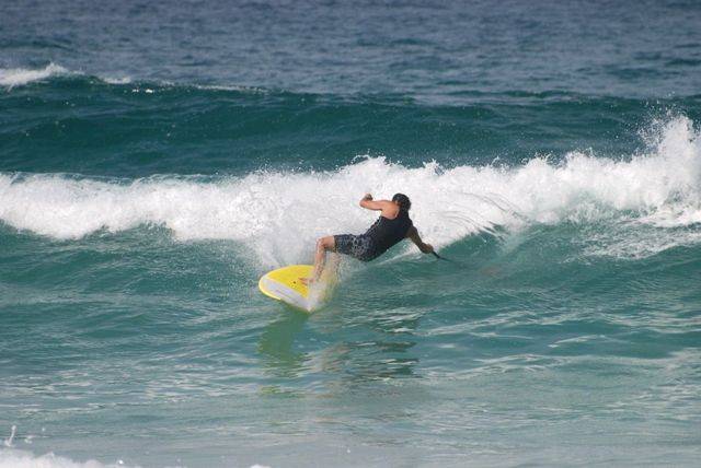 Matt Palmy onshore SUPback