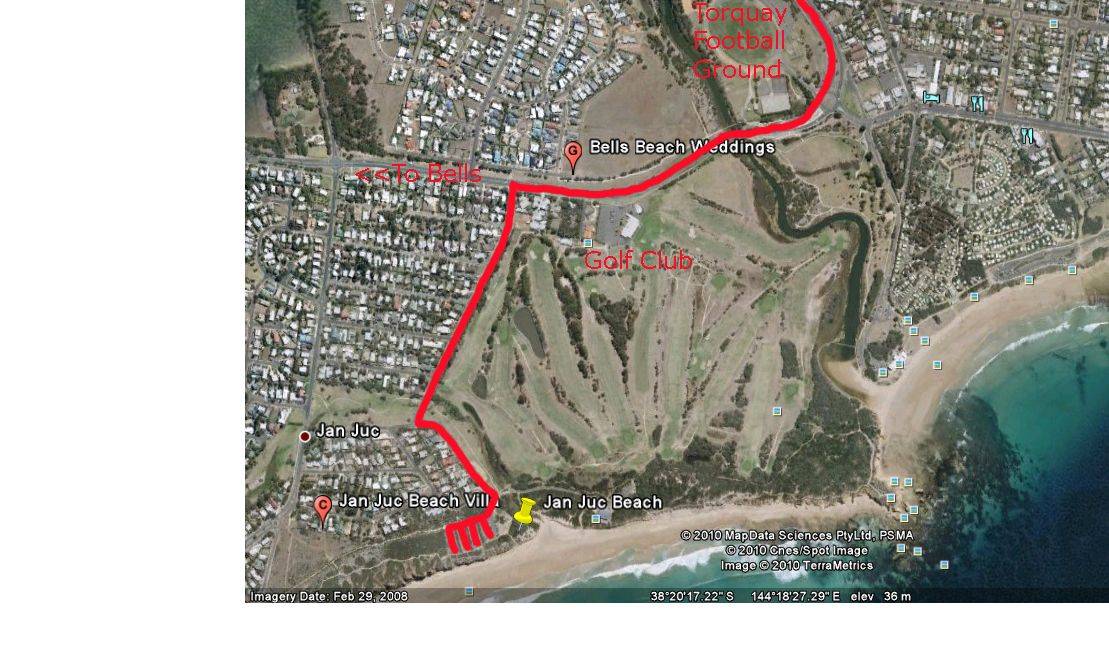 Jan Juc Map