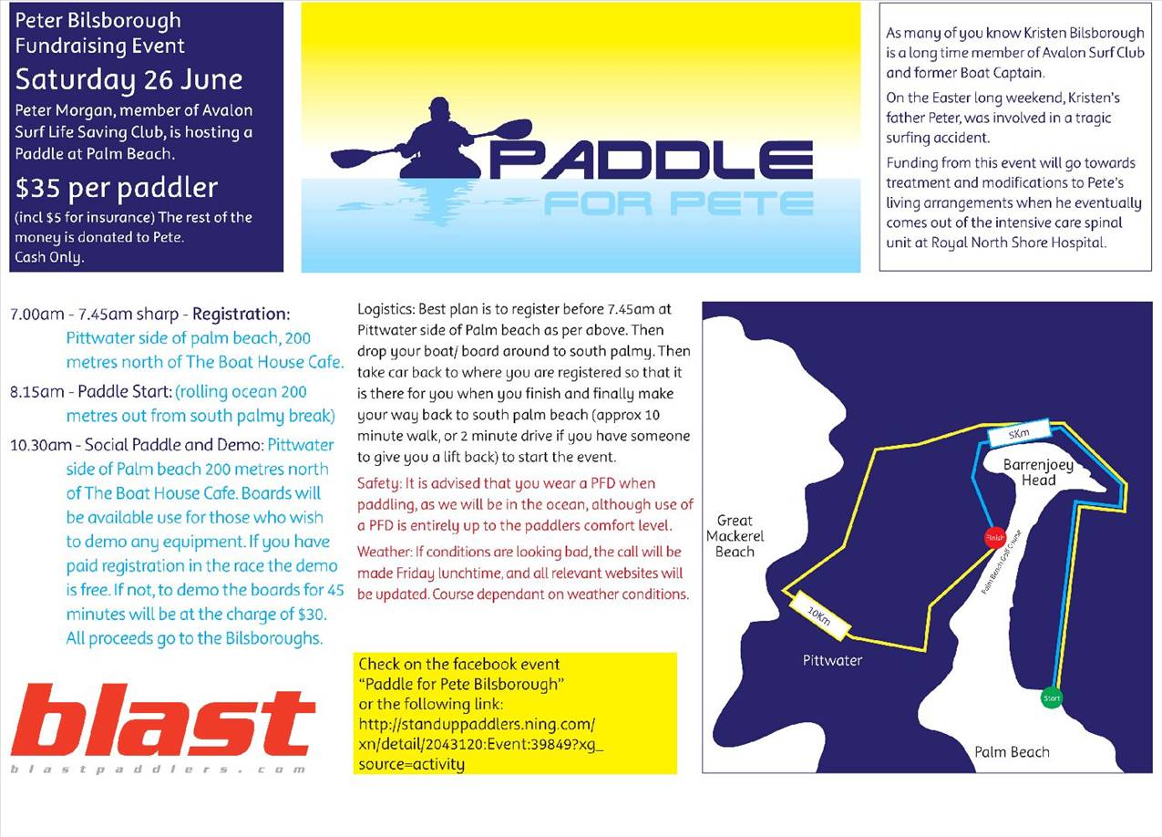PaddleforPete email
