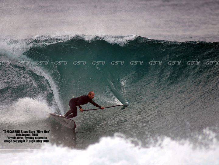 Tommy Caroll SUP surfing Walk On Water Simon Anderson Fibre FLex SUP