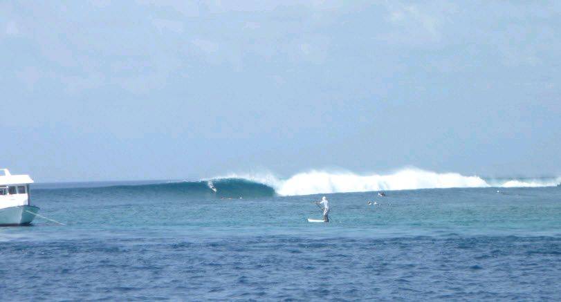 paddling out