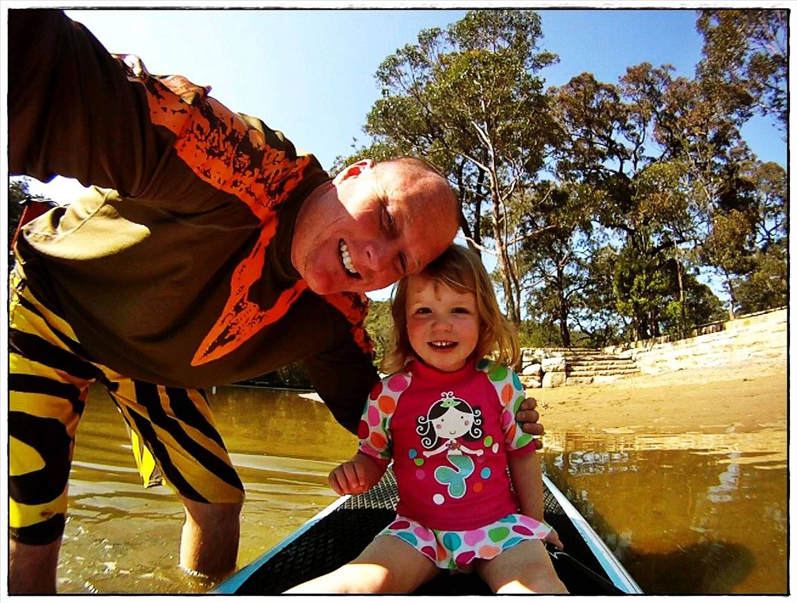 Tylah's First SUP Session 21st September 2010 005