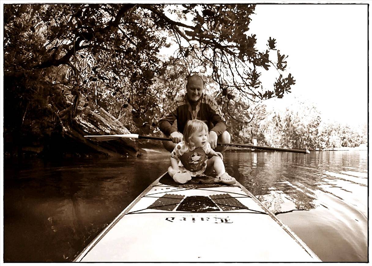 Tylah's First SUP Session 21st September 2010 006-7