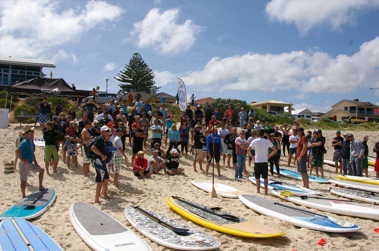 ONBOARD SA SUP DOWNWIND RACE