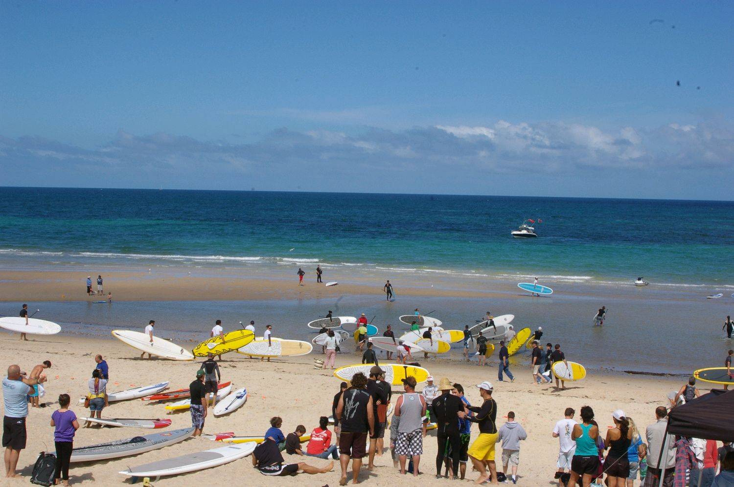 ONBOARD SA SUP DOWNWIND RACE