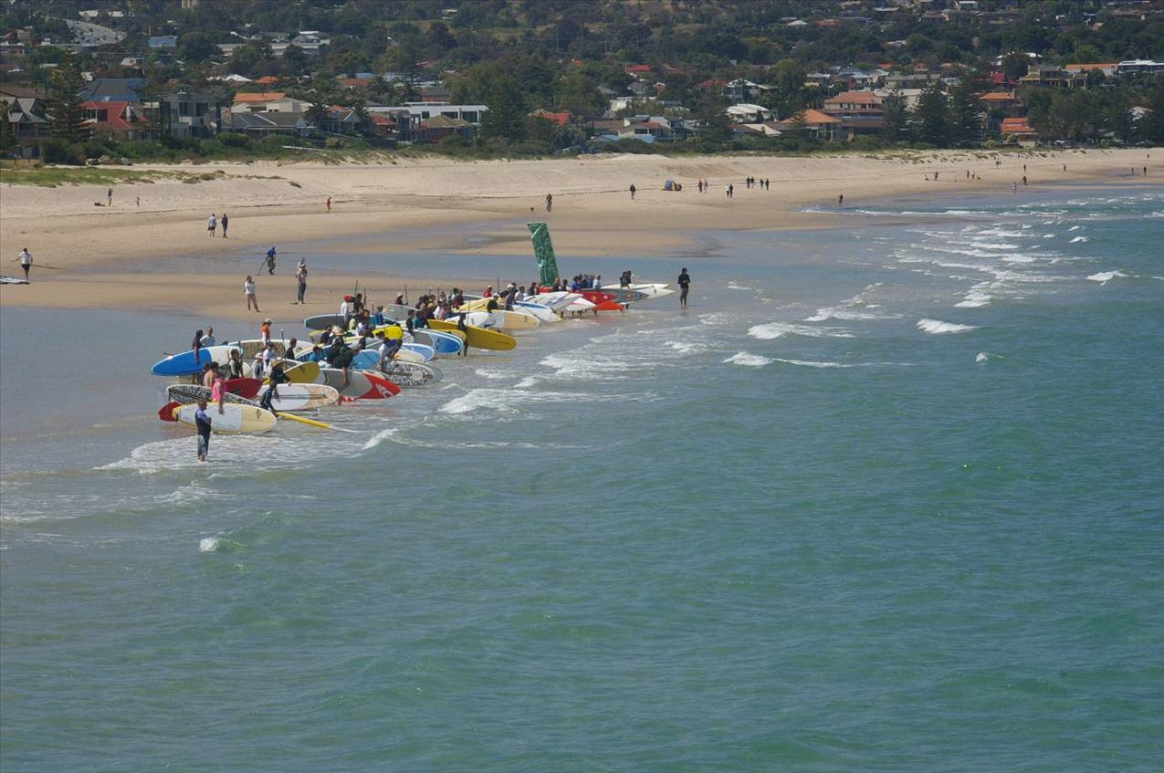 ONBOARD SA SUP DOWNWIND RACE