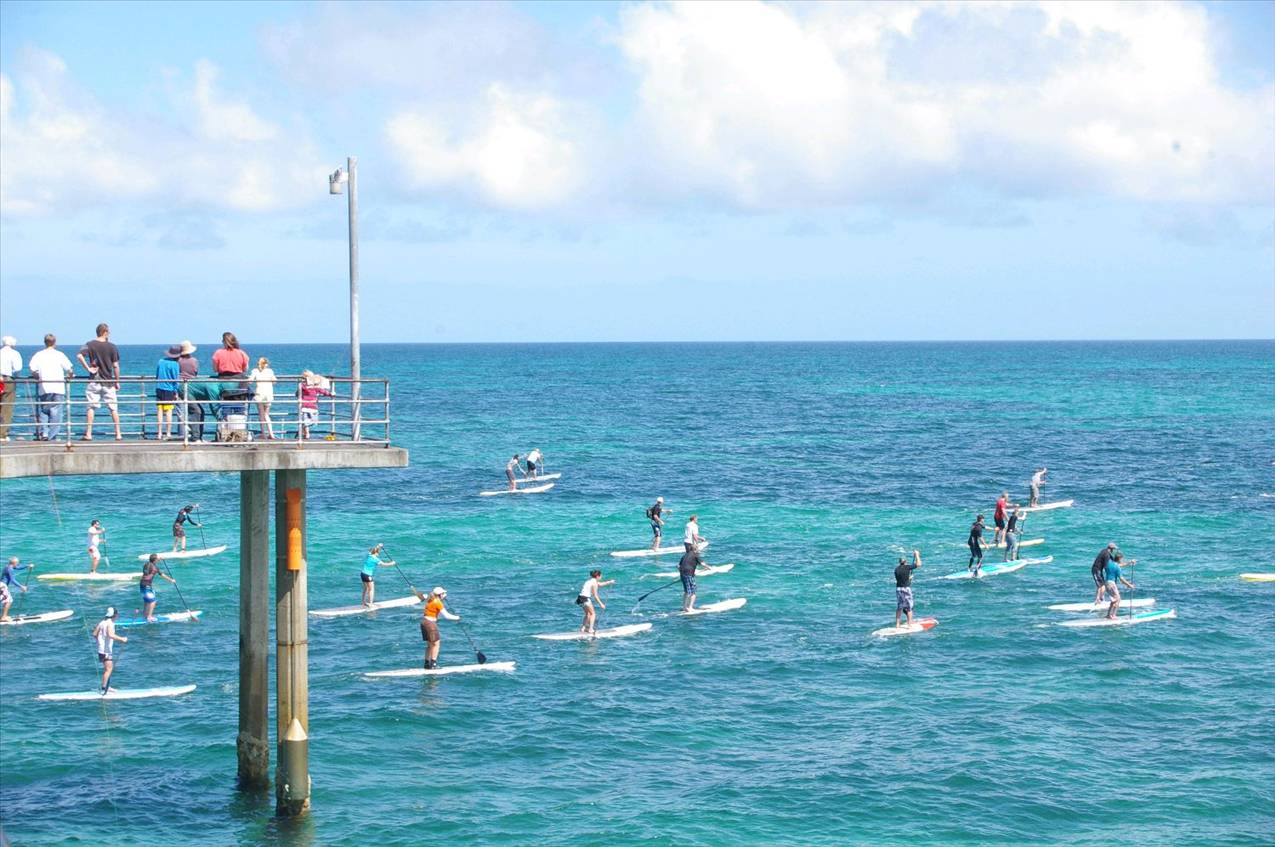 ONBOARD SA SUP DOWNWIND RACE
