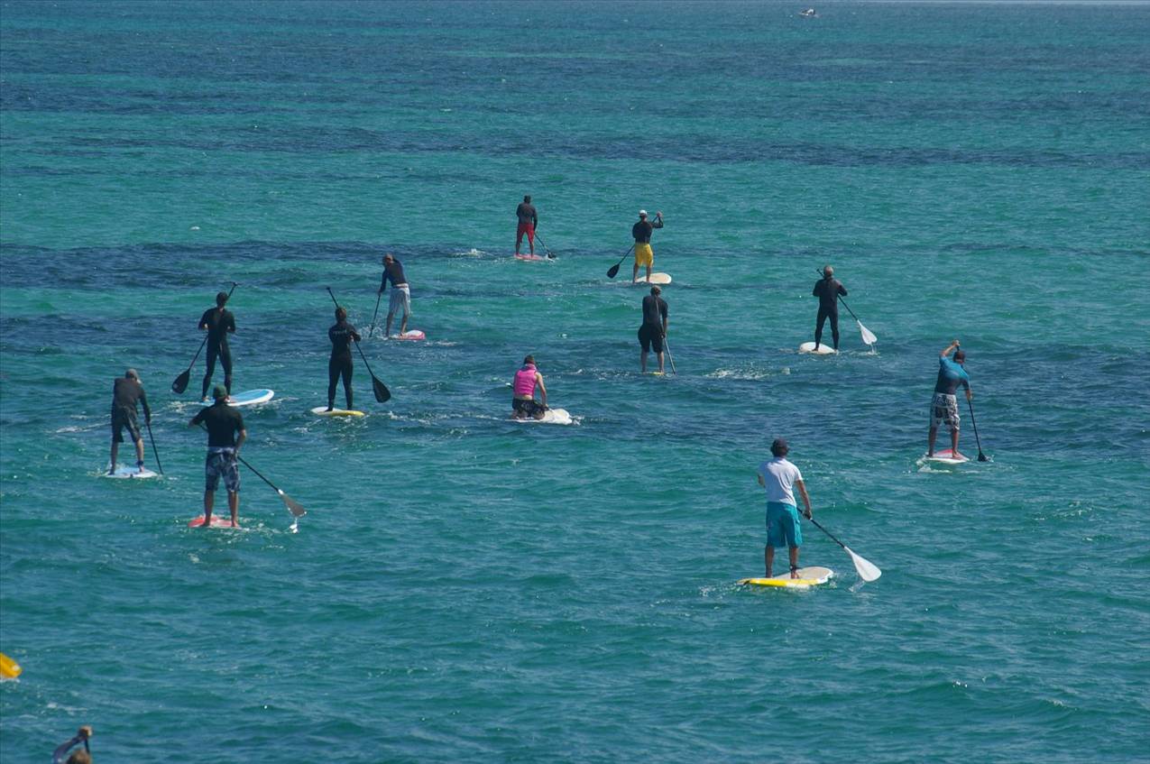 ONBOARD SA SUP DOWNWIND RACE