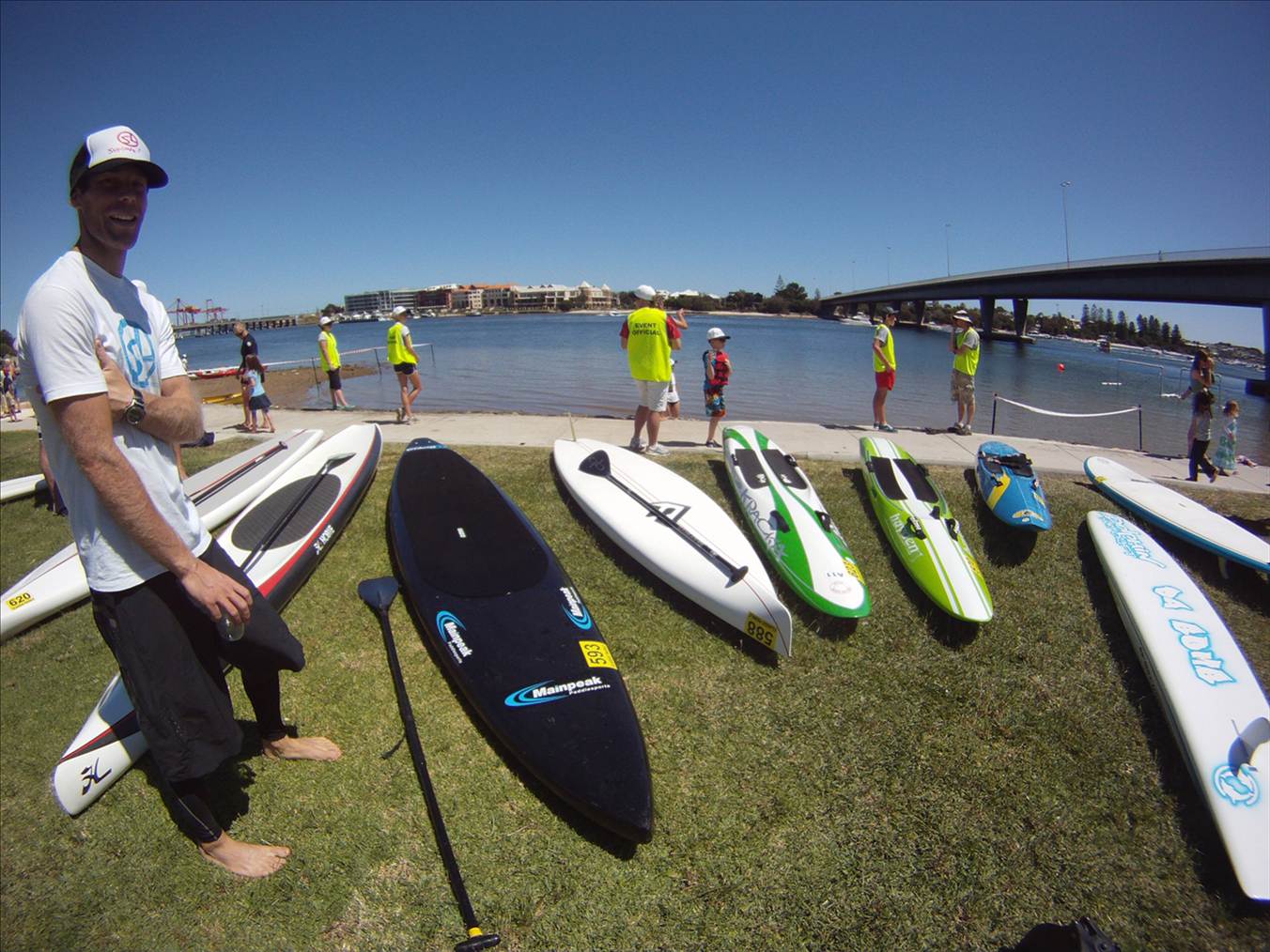 Cam aka Surf4Fun discussing his next 111km paddle