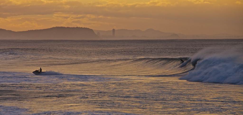 Big swell at Kirra