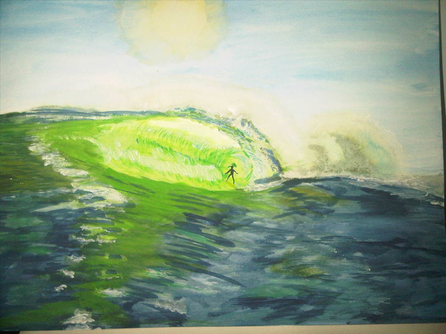 green tube