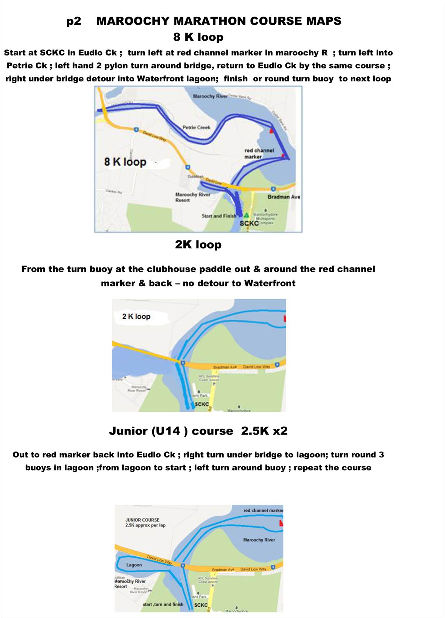 Maroochy Marathon Flyer 2013 -2