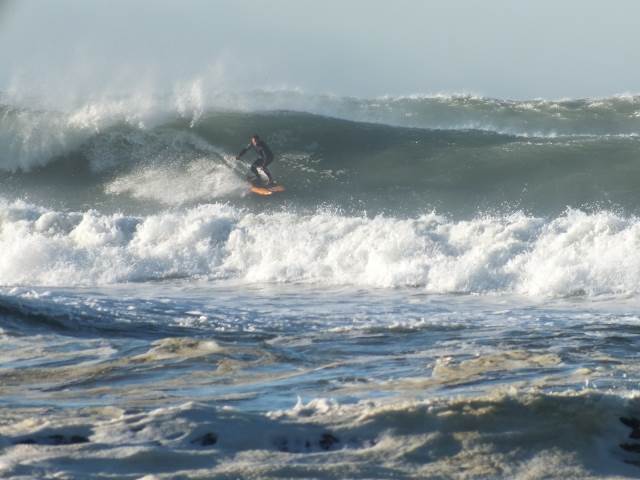 Frosty temps and big surf