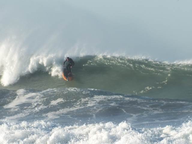 Frosty temps and big surf