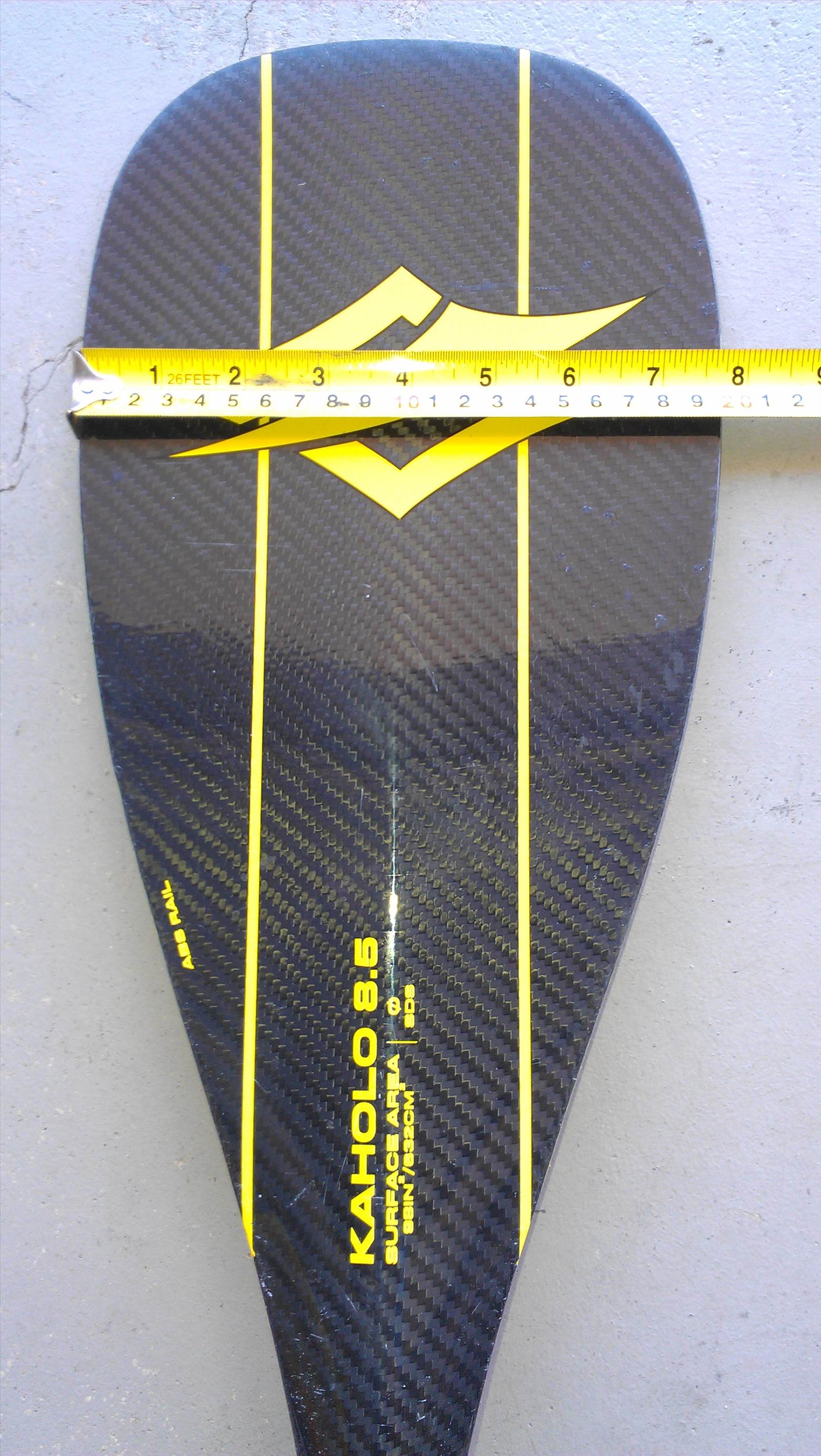 7.75" wide not 8.5"