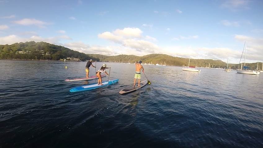 Pittwater paddling x 3
