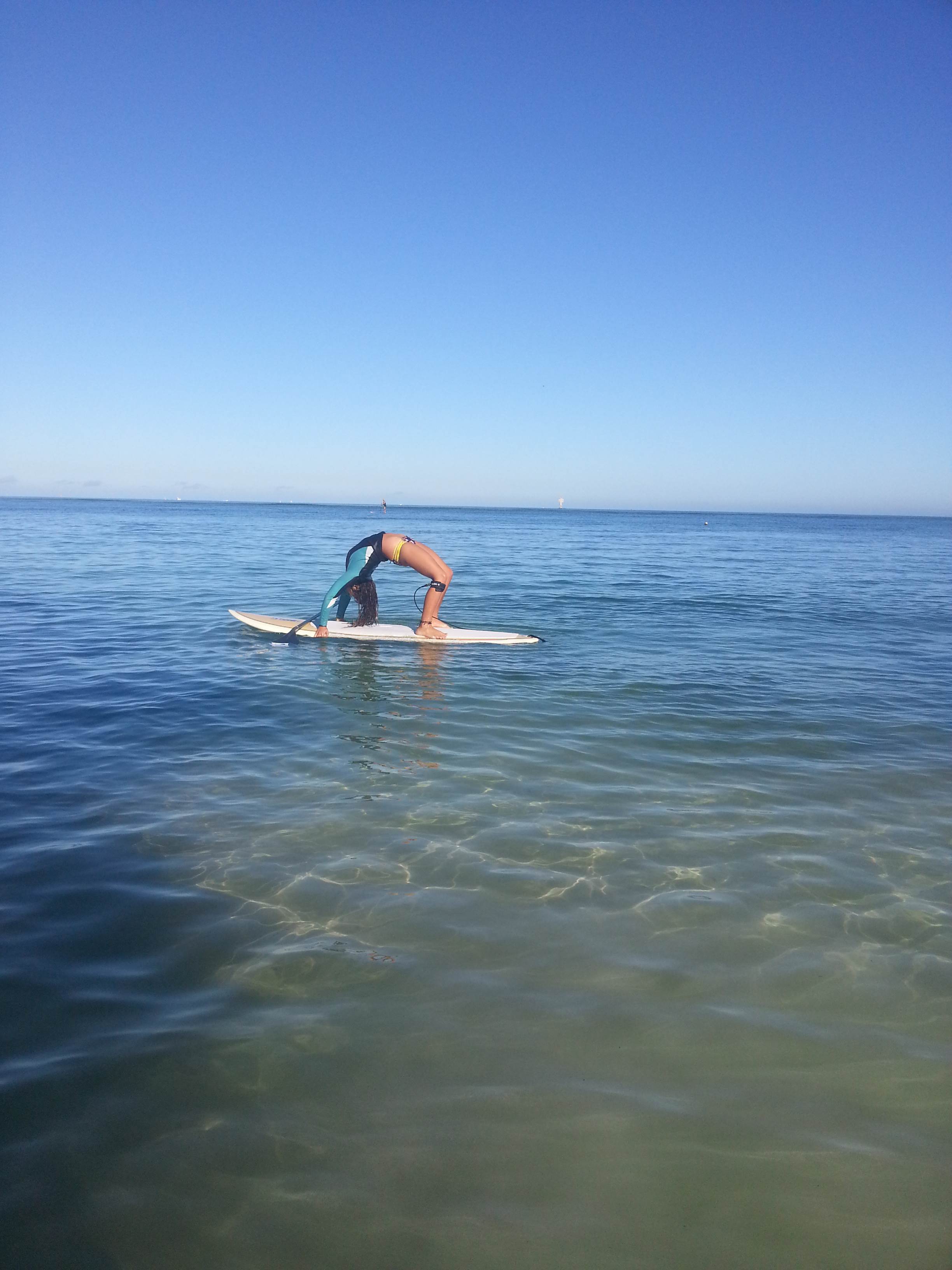 Julie on 8 foot 5