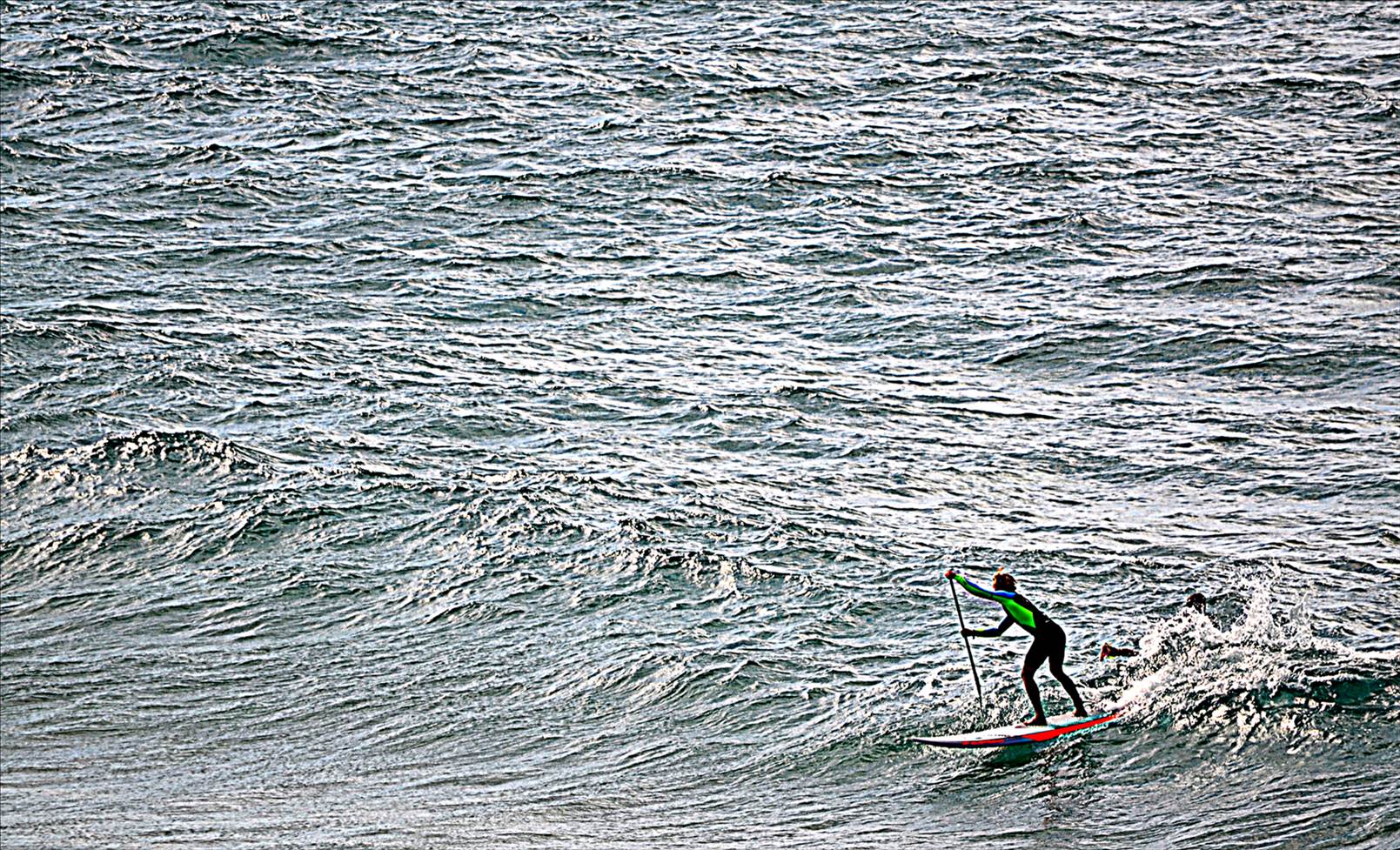 bit of wind cant keep a good sup down