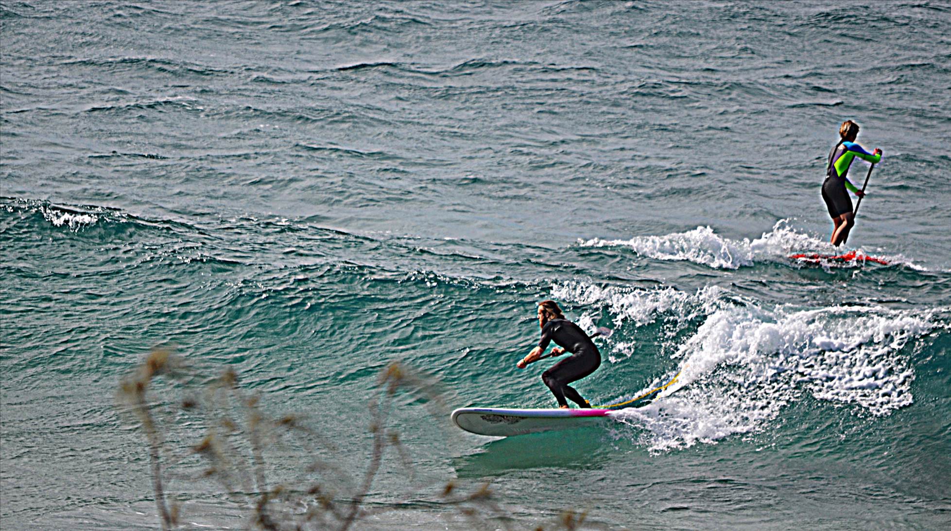bit of wind cant keep a good sup down