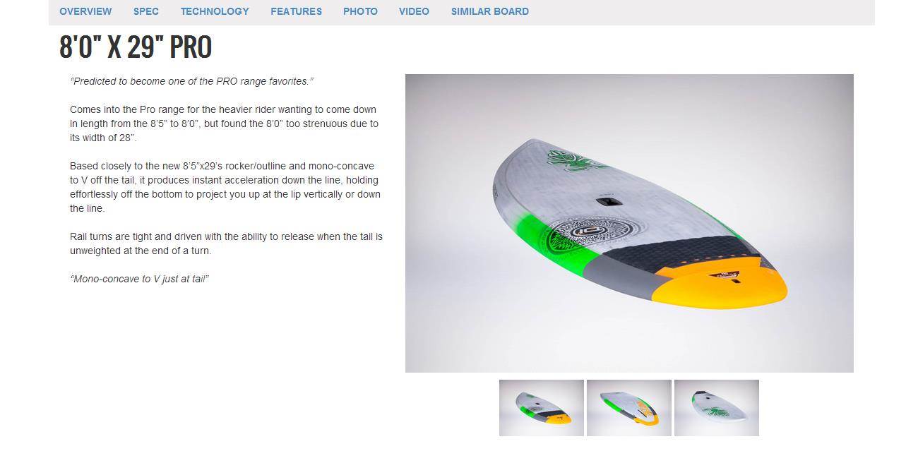 2015 Starboard Pro 8 x 29